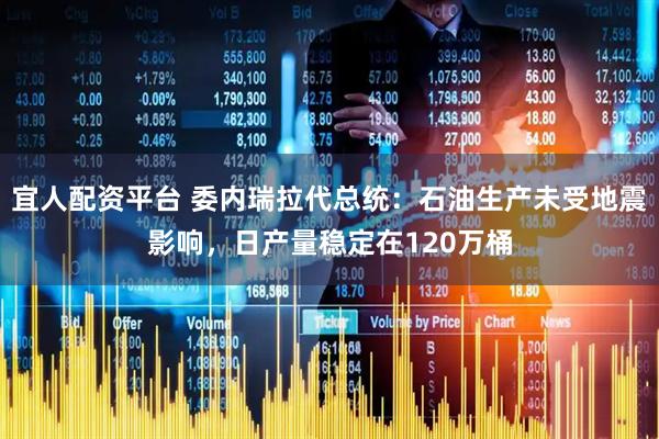 宜人配资平台 委内瑞拉代总统：石油生产未受地震影响，日产量稳定在120万桶